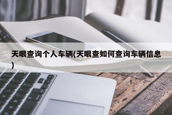 天眼查询个人车辆(天眼查如何查询车辆信息)